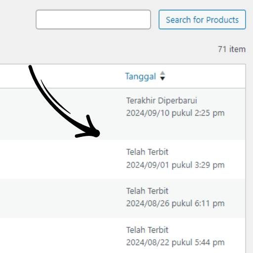 Mengatur Urutan Default Postingan di Admin Berdasarkan Tanggal Terbaru untuk Beberapa Post Type