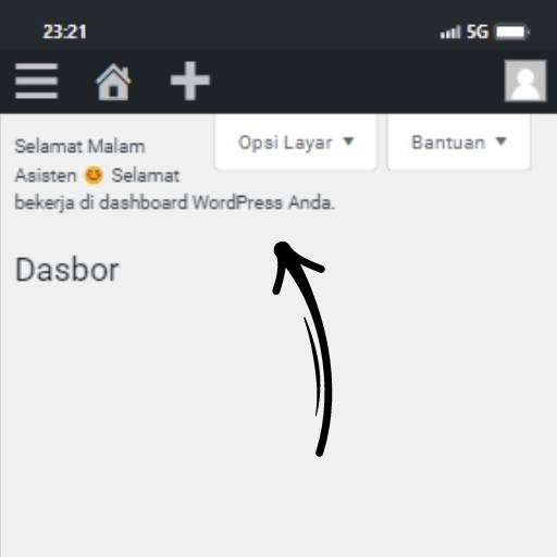 Pesan Selamat Datang Berdasarkan Waktu untuk Dashboard WordPress